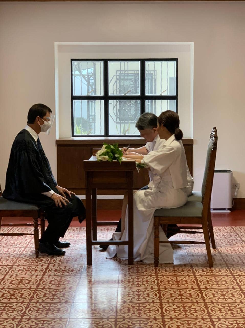 Newlyweds Charlie and China Cojuangco